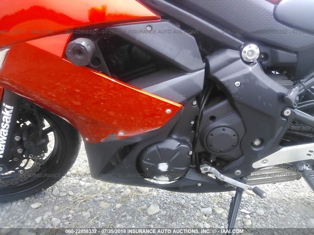 JKAEXEC19BDA67188 - 2011 KAWASAKI EX650 C 橙色 照片 9