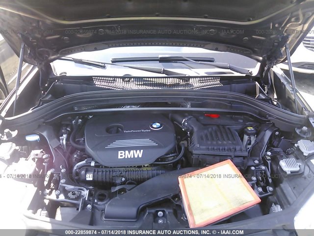 WBXHT3C39G5F64704 - 2016 BMW X1 XDRIVE28I GRAY photo 10