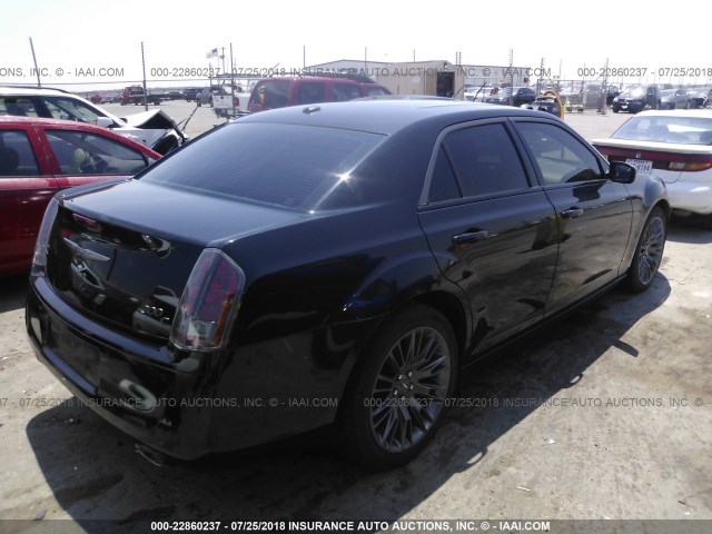 2C3CCADT9EH261620 - 2014 CHRYSLER 300C VARVATOS GRAY photo 4