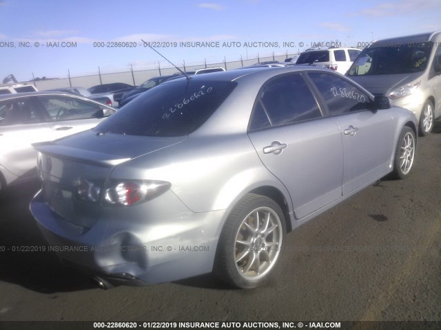 JM1GG12L071108355 - 2007 MAZDA SPEED 6 SILVER photo 4