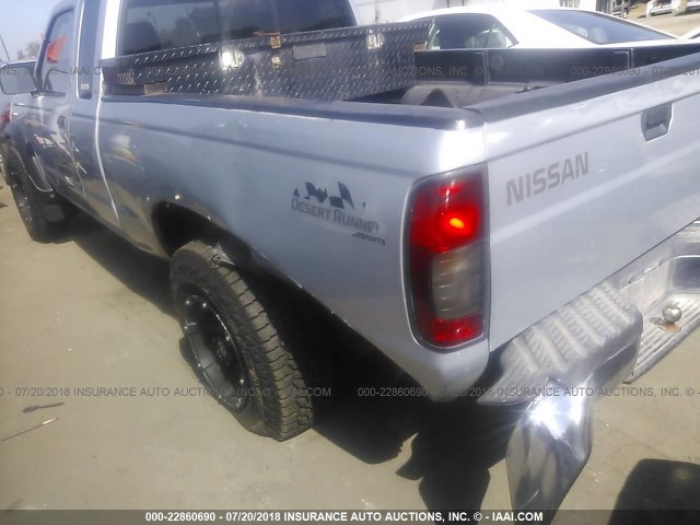 1N6ED26T0YC399362 - 2000 NISSAN FRONTIER KING CAB XE/KING CAB SE SILVER photo 6