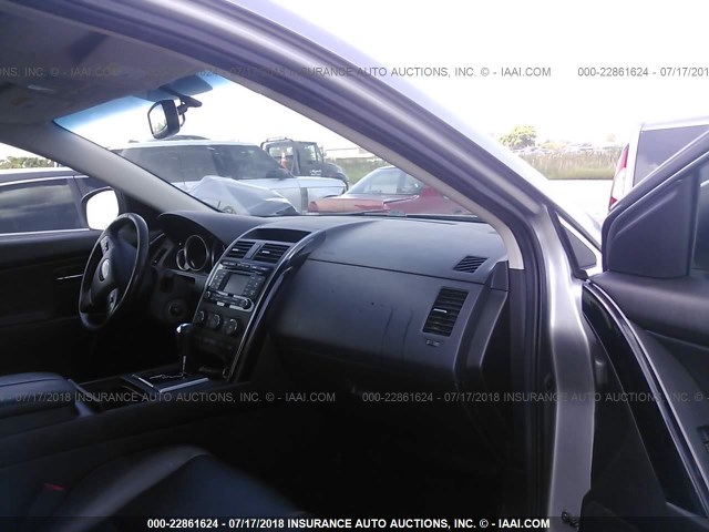 JM3TB2MA9A0225337 - 2010 MAZDA CX-9 GRAY photo 5