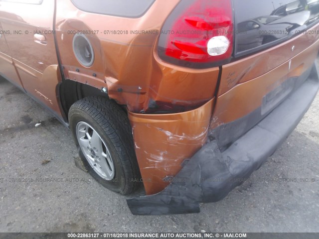 3G7DA03E75S518708 - 2005 PONTIAC AZTEK ORANGE photo 6