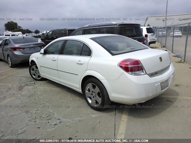 1G8ZS57N87F256419 - 2007 SATURN AURA XE WHITE photo 3