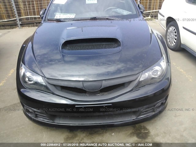 JF1GR8H69AL808929 - 2010 SUBARU IMPREZA WRX STI BLACK photo 6