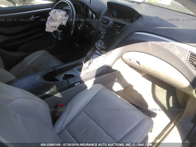 2HNYB1H62AH500552 - 2010 ACURA ZDX ADVANCE رمادي صورة 5