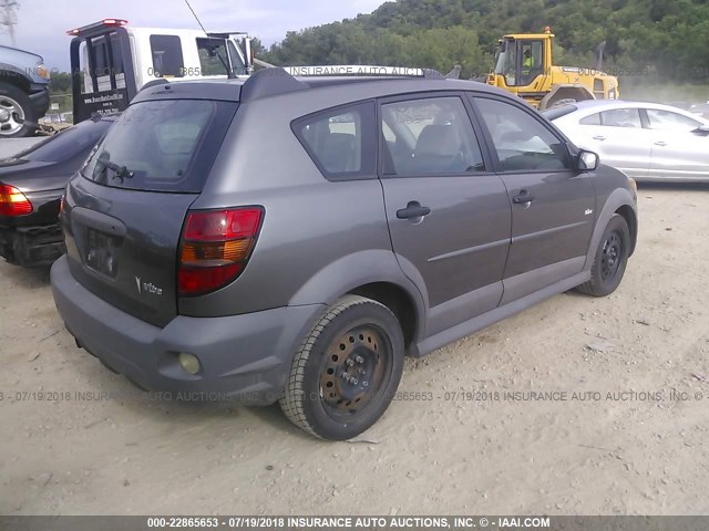 5Y2SL65887Z412903 - 2007 PONTIAC VIBE GRAY photo 4