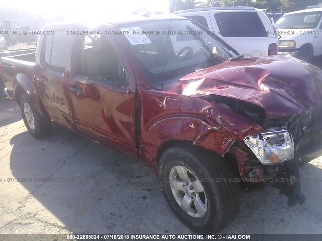 1N6AD0ERXCC467796 - 2012 NISSAN FRONTIER S/SV/SL/PRO-4X RED photo 1