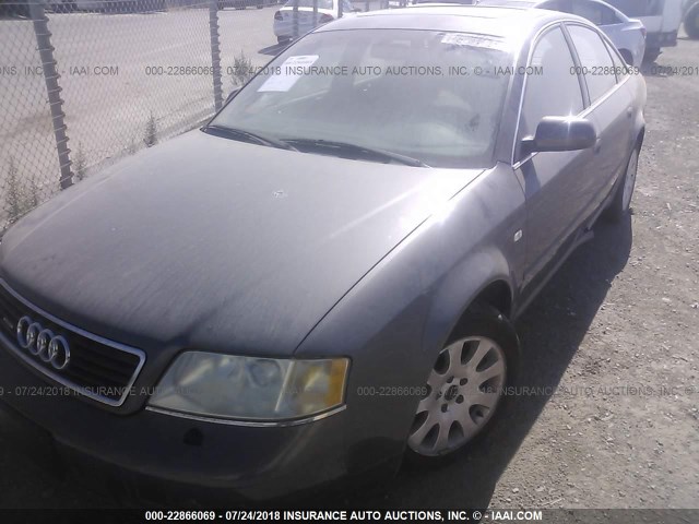 WAUEH64B91N130759 - 2001 AUDI A6 2.8 QUATTRO GRAY photo 2