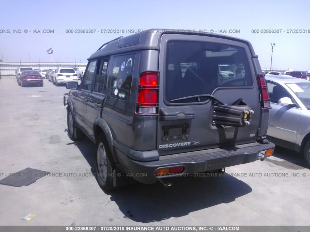 SALTW12422A744593 - 2002 LAND ROVER DISCOVERY II SE GRAY photo 3