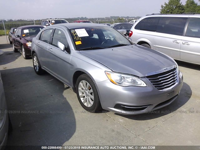 1C3CCBBB7EN165251 - 2014 CHRYSLER 200 TOURING SILVER photo 1