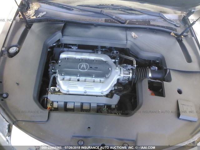 19UUA86539A018372 - 2009 ACURA TL GRAY photo 10