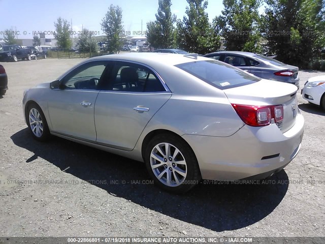 1G11F5SL8FF313853 - 2015 CHEVROLET MALIBU LTZ SILVER photo 3