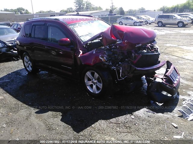 1C4NJDEB5FD154743 - 2015 JEEP COMPASS LATITUDE RED photo 1