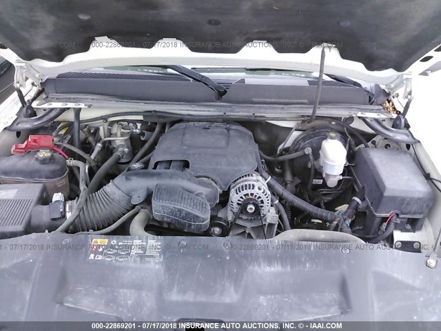 3GTP2WE72CG184004 - 2012 GMC SIERRA K1500 SLT WHITE photo 10