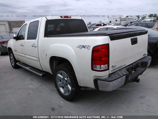 3GTP2WE72CG184004 - 2012 GMC SIERRA K1500 SLT WHITE photo 3