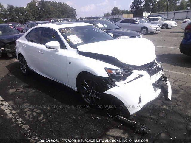 JTHBF1D29F5046400 - 2015 LEXUS IS 250 WHITE photo 1