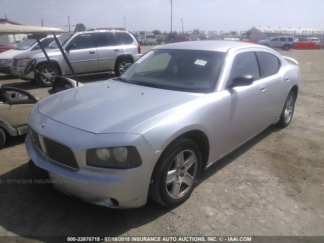 2B3KA43R57H849796 - 2007 DODGE CHARGER SE/SXT SILVER photo 2