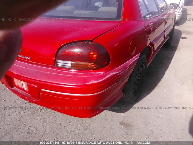 1G2NE52T4VM562029 - 1997 PONTIAC GRAND AM SE RED photo 4