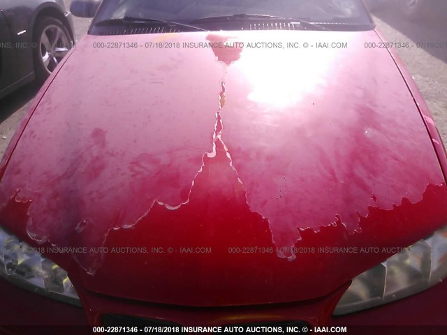 1G2NE52T4VM562029 - 1997 PONTIAC GRAND AM SE RED photo 6