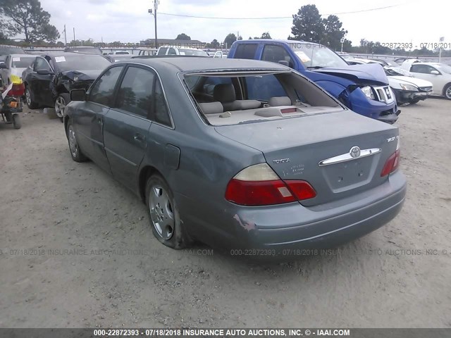 4T1BF28B54U356608 - 2004 TOYOTA AVALON XL/XLS GREEN photo 3