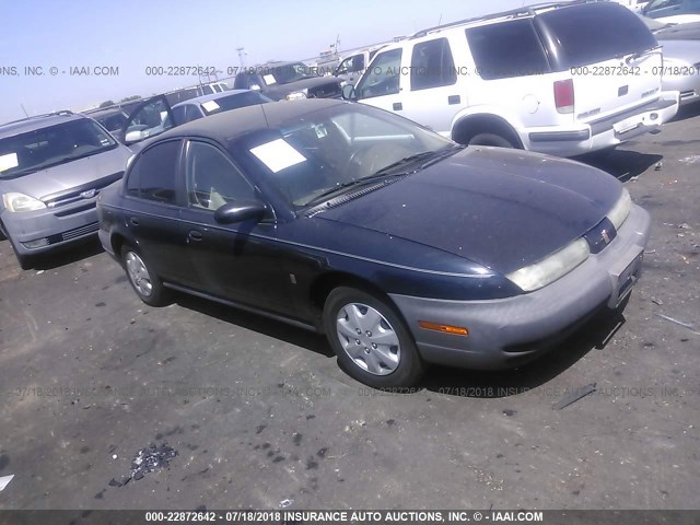 1G8ZH5286WZ135742 - 1998 SATURN SL1 BLACK photo 1