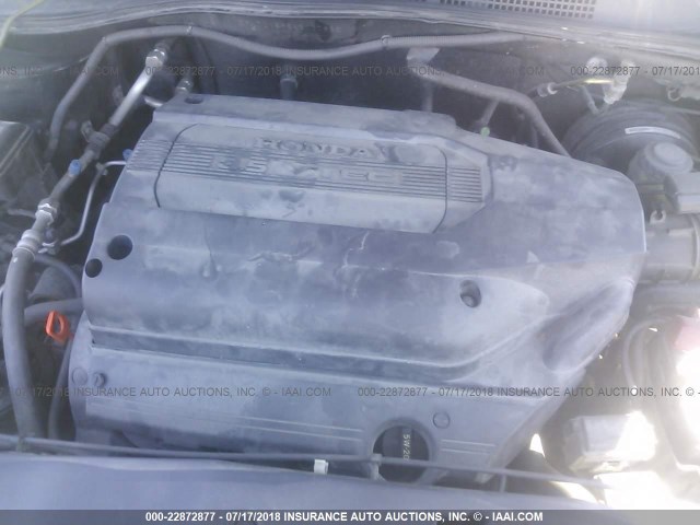 5FNRL18984B037960 - 2004 HONDA ODYSSEY EXL BLACK photo 10