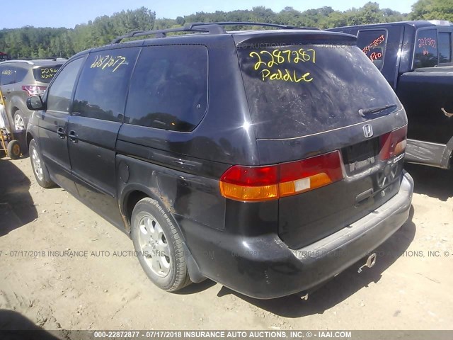 5FNRL18984B037960 - 2004 HONDA ODYSSEY EXL BLACK photo 3