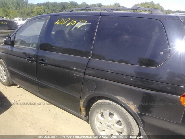 5FNRL18984B037960 - 2004 HONDA ODYSSEY EXL BLACK photo 6