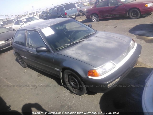 2HGED6355LH570694 - 1990 HONDA CIVIC DX GRAY photo 1