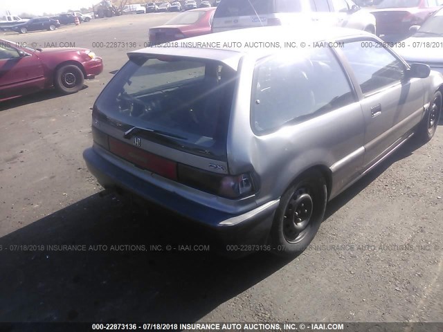 2HGED6355LH570694 - 1990 HONDA CIVIC DX GRAY photo 6