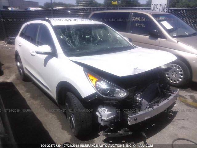 KNDCC3LC1H5084484 - 2017 KIA NIRO EX WHITE photo 1