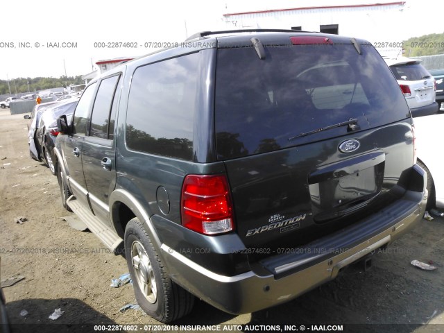 1FMFU18L14LA56015 - 2004 FORD EXPEDITION EDDIE BAUER GREEN photo 3