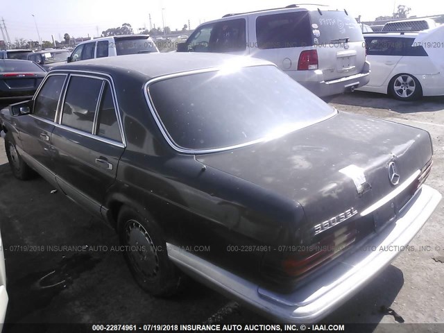 WDBCA39D8HA284824 - 1987 MERCEDES-BENZ 560 SEL BLACK photo 3