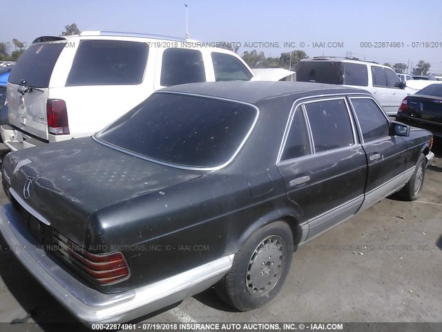 WDBCA39D8HA284824 - 1987 MERCEDES-BENZ 560 SEL BLACK photo 4