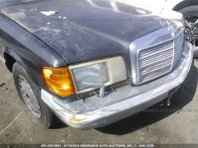 WDBCA39D8HA284824 - 1987 MERCEDES-BENZ 560 SEL BLACK photo 6