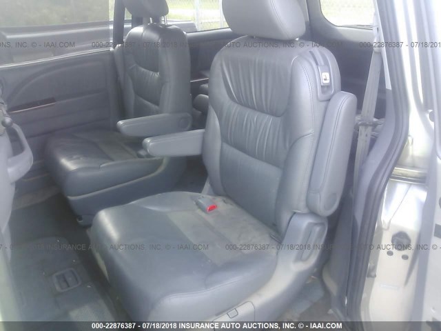 5FNRL38657B461182 - 2007 HONDA ODYSSEY EXL SILVER photo 8