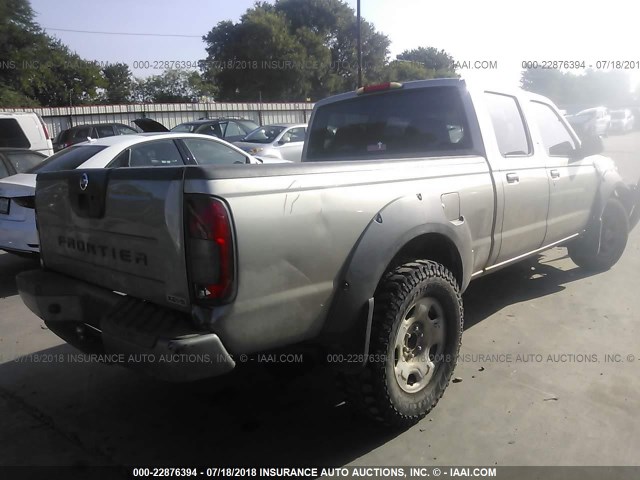 1N6ED29XX3C464239 - 2003 NISSAN FRONTIER CREW CAB XE/CREW CAB SE TAN photo 4