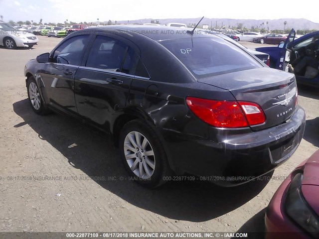 1C3CC5FB7AN135432 - 2010 CHRYSLER SEBRING LIMITED BLACK photo 3