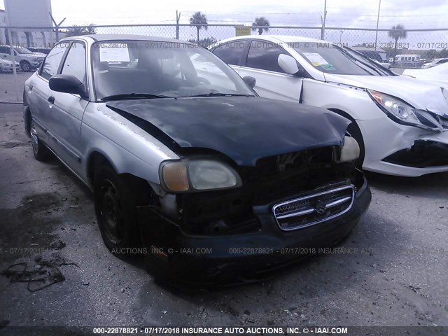JS2GB41S3Y5184077 - 2000 SUZUKI ESTEEM GL/GLX/GLX SPORT SILVER photo 1