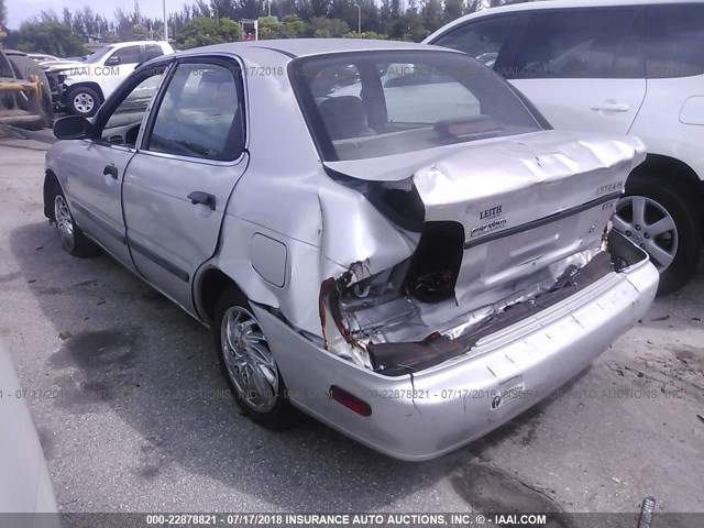 JS2GB41S3Y5184077 - 2000 SUZUKI ESTEEM GL/GLX/GLX SPORT SILVER photo 3