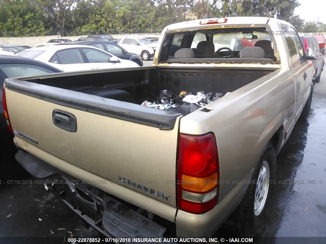 2GCEC19V9X1141441 - 1999 CHEVROLET SILVERADO C1500 GOLD photo 4