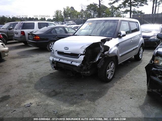 KNDJT2A24B7266994 - 2011 KIA SOUL +/!/SPORT SILVER photo 2