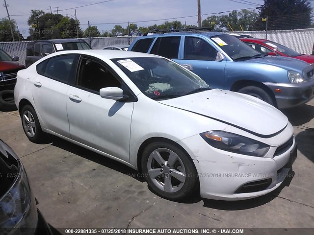 1C3CDFBA1GD689077 - 2016 DODGE DART SXT WHITE photo 1