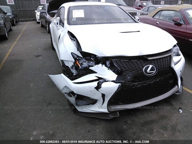 JTHHP5BC9F5001645 - 2015 LEXUS RC-F WHITE photo 6