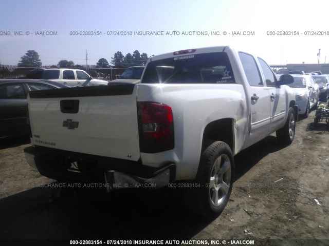 3GCPCSE01CG152900 - 2012 CHEVROLET SILVERADO C1500 LT WHITE photo 4