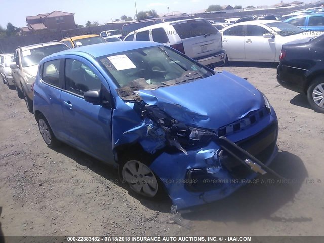 KL8CB6SA3JC472346 - 2018 CHEVROLET SPARK LS BLUE photo 1