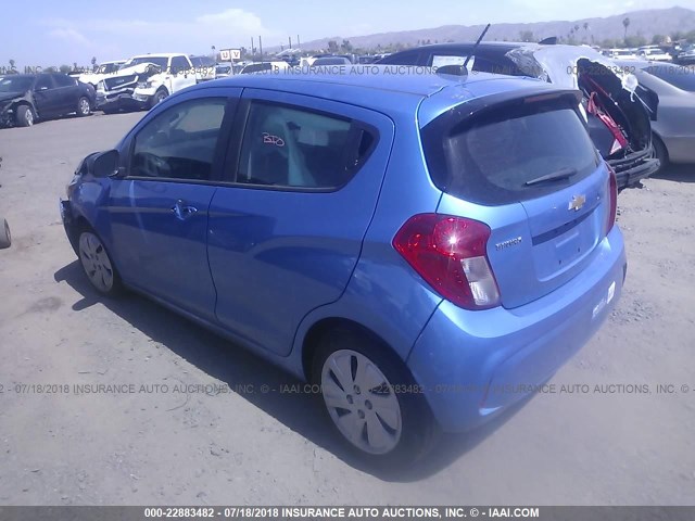 KL8CB6SA3JC472346 - 2018 CHEVROLET SPARK LS BLUE photo 3