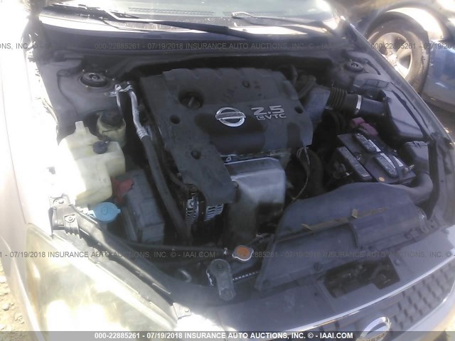 1N4AL11D16N416384 - 2006 NISSAN ALTIMA S/SL SILVER photo 10