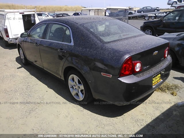 1G1ZA5E00AF281931 - 2010 CHEVROLET MALIBU LS Boz foto 3